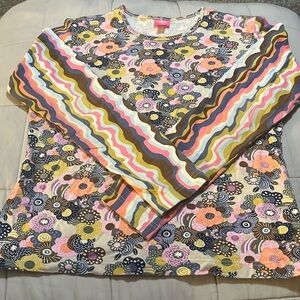Oilily Kids Mixed Print Long Sleeve T-Shirt